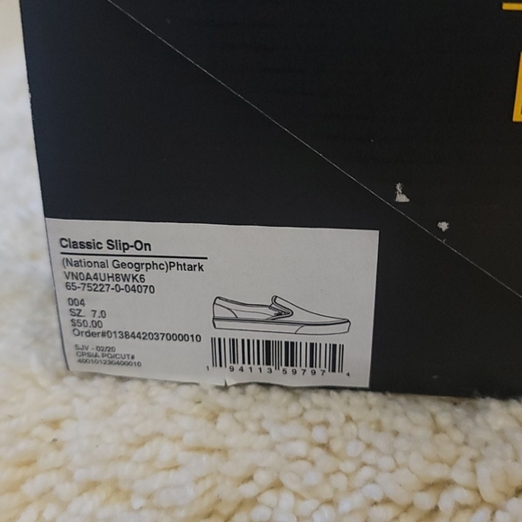 Vans National Geographic Slip on Women 5.5 - Picture 9 of 15